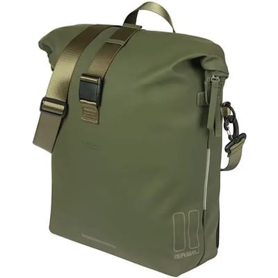 Basil SoHo MIK STUDS fietsschoudertas, 17L, groen