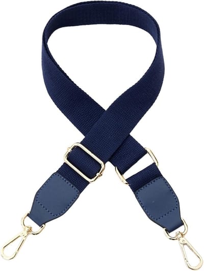 Verstelbare Schouderband voor Tassen, 3.8 cm Brede Draagriem voor Vrouwen, Comfortabele en Stijlvolle Schouderriem in Blauw