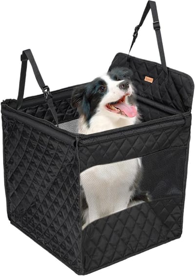 Achterbankverlenging Hond - Reisaccessoire Auto - Veilig Reizen - Anti-uitwerpstructuur - 50 x 35 x 8 cm - Zwart