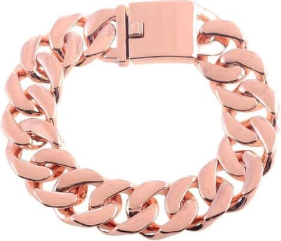 Behave - Roségoudkleurige armband met glans - Urban avondstijl