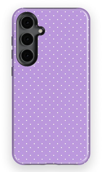 Micro Dots Tough Hoesje Samsung Galaxy S24 Plus | Geschikt Voor Mag | Stippen Motief Backcover Samsung Galaxy S24 Plus Mauve Dots