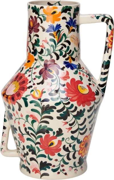 Return to Sender Vaas - H45 cm - Bed of Flowers - Handgeschilderd