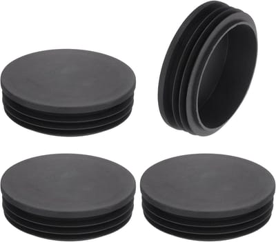 Ronde Kunststof Eindkappen voor Buisprofielen - 4 Stuks Glijdoppen 100 mm