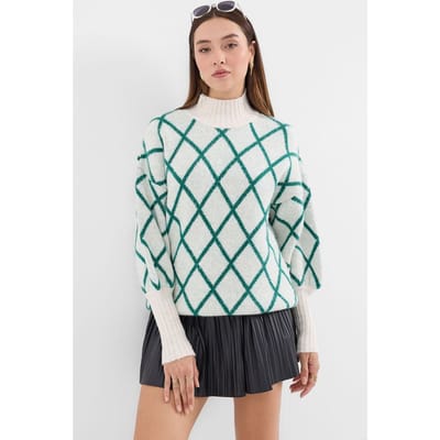 Oversized Geometrisch Patroon Coltrui