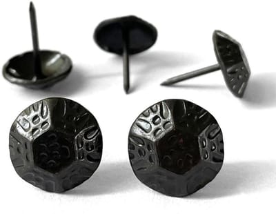 Bekleding Tacks - Decoratieve Nagels - Meubels Versieren - Schelp Vorm - 100 Stuks - Zwart Schildpad
