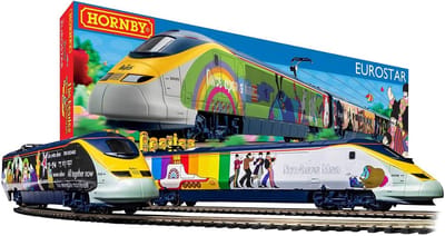 Model Treinset - Hobby Trein - Modelbouw Spoor - Klassiek Ontwerp - OO Schaal - Meerkleurig