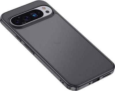 Coverup Hoesje - Geschikt voor Google Pixel 9 / Pixel 9 Pro Hoesje - Coverup Mat Transparante Back Cover - Zwart