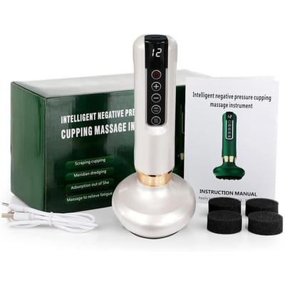Elektrische Vacuüm Cupping Massage Body Cups Anti-Cellulitis Therapie Massager voor Lichaam Elektrische Guasha Schrapen Vetverbranding Afslanken
