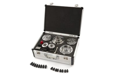 HBM 95 mm Professionele Klauwplaat Voor Houtdraaibank Complete Set
