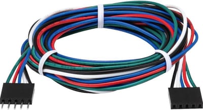 Paulmann 78421 LumiTiles accessoirekabel IP44 105 cm max. 12 W RGBW kleurregeling zwarte spatwaterdichte kunststof aansluitkabel