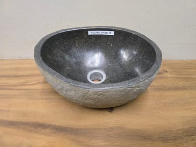 Waskom Natuursteen - 34x27x15cm - FL23412