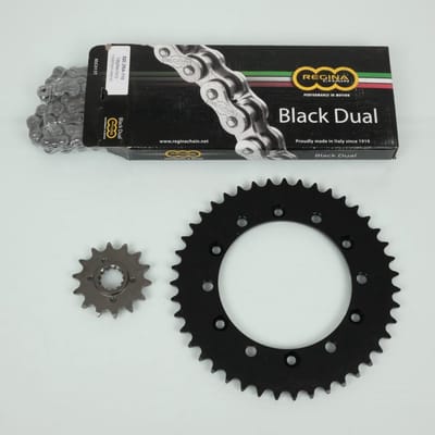 Kit chaîne Regina pour moto Honda 650 SLR 1997 à 1998 14x43 P 520 Al 130mm Neuf