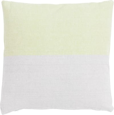 Duo Tone Sand Groen Kussen | 45 X 45 | Sierkussen Voor Woonkamer Of Slaapkamer
