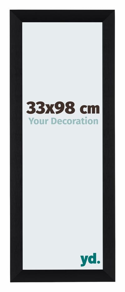 Your Decoration - Fotolijst 33x98 cm - Aluminium - Zwart Geborsteld - Tucson