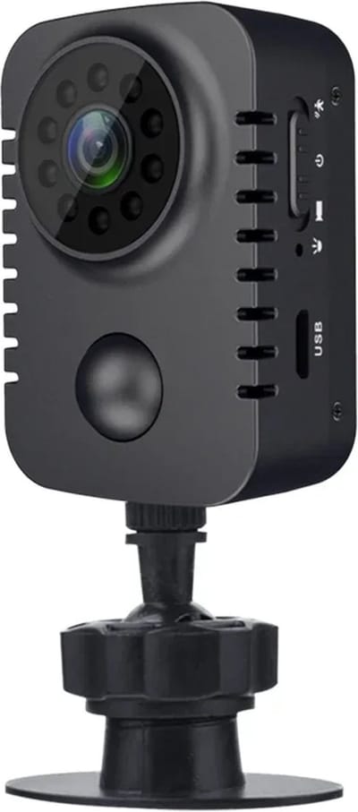 DrPhone VisionCore Mini -1080P HD Body Camera - Beveiligingscamera met Bewegingsdetectie en Nachtzicht