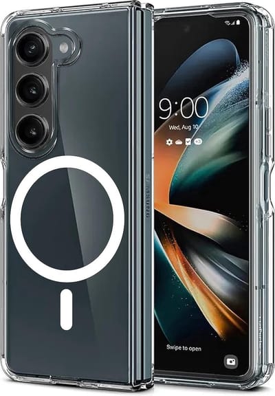 Backcover geschikt voor: Samsung Galaxy Z Fold 4 - Compatibel met Magsafe - Magnetisch Hoesje - Magsafe Case - Doorzichtig