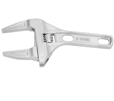 Dailygoods- Sleutel - Lichtgewicht Aluminium Sleutel - Verstelbare Moersleutel - Sterke Koppeling - Comfortabele Handgreep - Geschikt voor Sanitair - Kraan Sleutel