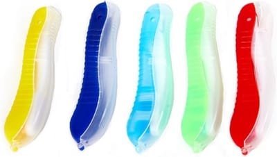 10 Stuks Opvouwbare Tandenborstels – Geel, Rood, Blauw, Groen, Paars – Reisset – Compact – Tandverzorging – Hygiëne – Reisvriendelijk – Kamperen