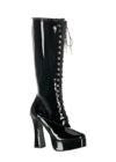Pleaser - ELECTRA2020 Kniehoge laarzen - US 11 - 41 Shoes - Zwart
