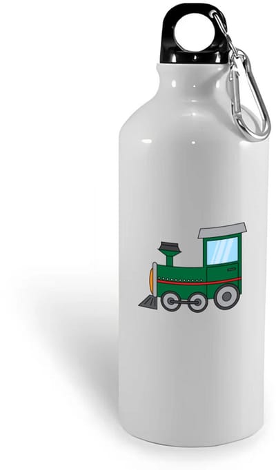 Hacebo® - Treinen waterfles - Treinmachinist - Treinmachinisten - spoorvoertuigen - locomotieven - water fles - 400ML
