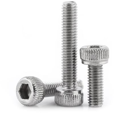 Dailygoods - 160 Stuks M3 Roestvrij Staal Inbusbouten - Inclusief Opbergdoos - Geschikt voor Metaalbewerking - Metrische Draad 6-30mm - Perfect voor E...