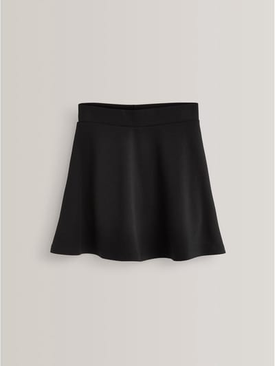 Next - Meisjes - Aantrekskirt voor school met jersey stretch - Grijs
