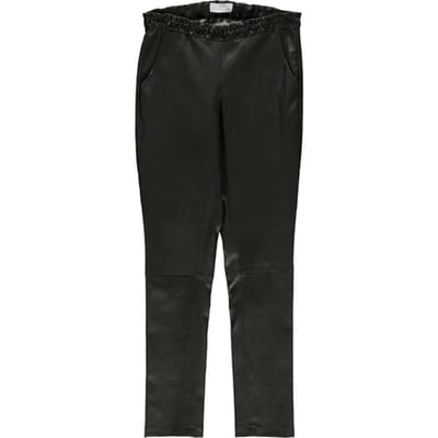 DNA Amsterdam Jade Thyme Green Maat: 42 | Leren broeken Outlet | Dames | Zwart