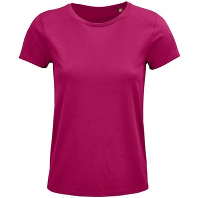 SOLS Dames/Dames Kruisvaarder T-Shirt (Fuchsia)