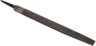 Metaalvijl - Halfronde vijl - Houtbewerking - Dubbelzijdige snede - 25.5 cm - Grijs