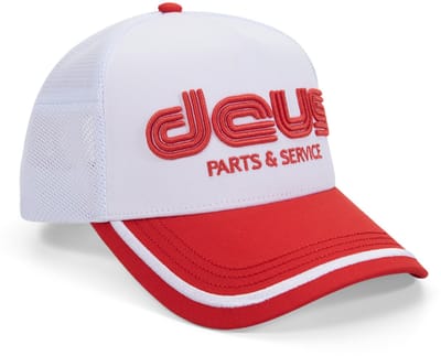 DEUS Double Track Trucker cap - Vintage White