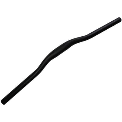 Mountainbike Stuur 31.8mm Fietsstuur Mountainbike Riser Stuur Vervanging Iron Curved Bar black