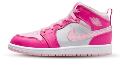 Air Jordan 1 Mid 'Fierce Pink' (PS) - Maat 28
