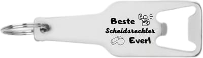 Akyol - beste scheidsrechter ever flesopener - Voetbal - scheidsrechter cadeau - voetbal - scheidsrechter - voetbal cadeau - voetbal traktatie - 105 x 25mm