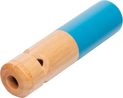 Houten Spoorbaan - Fluit - Muziek Maken - Handmatig Bedienen - 3.5 cm - Bruin