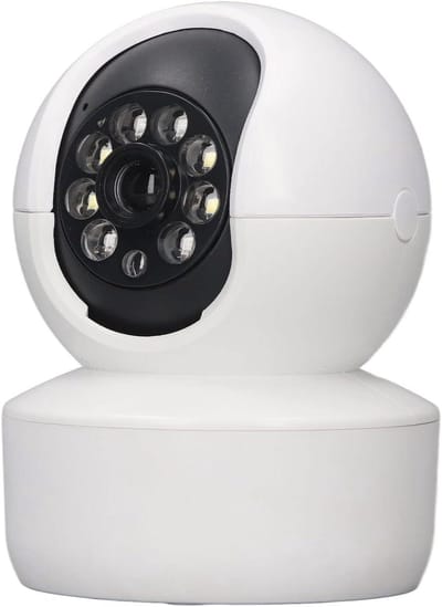 Beveiligingscamera Binnen - WIFI Camera Huis - Huisdieren Bewaken - Twee-weg Spraak - 1080P HD - Wit