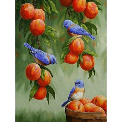 5D DIY Diamond schilderij vogels Home Decor borduurwerk handgemaakte kruissteek mozaïek ambachten 20X30CM black