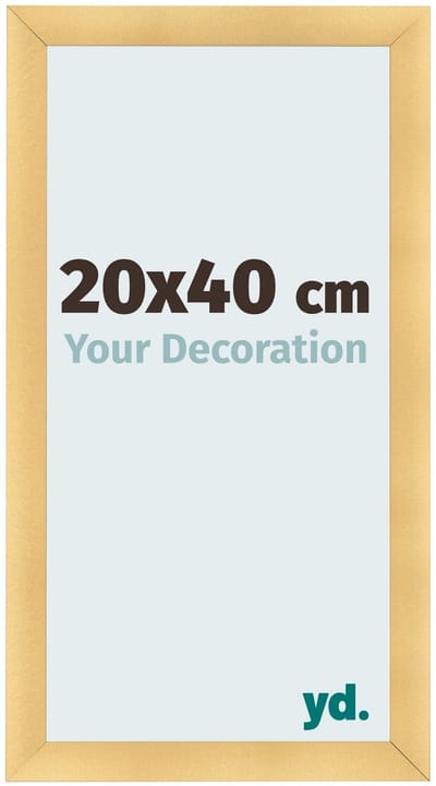 Your Decoration - Fotolijst 20x40 cm - MDF - Goud Mat - Pisa