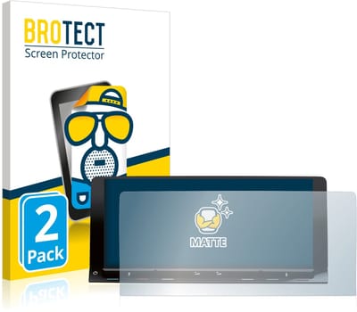 BROTECT - Screenprotector voor Volkswagen T7 Multivan Life Discover Media 10" - Folie Beschermfolie matte 2 Stuks