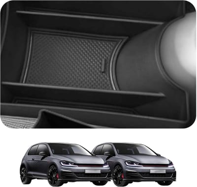 Dailygoods- Opbergdoos Grote Capaciteit - Opbergdoos Voor Console - Geschikt Voor Volkswagen Up/SEAT Mii/Skoda Citigo - Duurzaam ABS - Antislip Ontwerp - Opbergvak