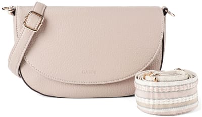 Gabor schoudertas Linda Summer Saddle Bag Taupe