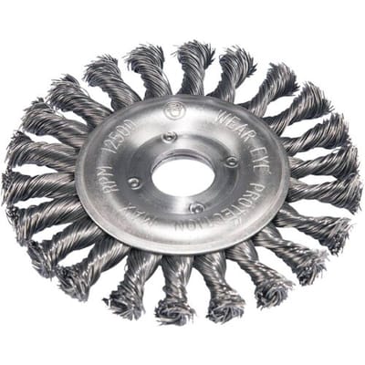 KS Tools 340.0046 Roestvrij stalen draadborstel 0,5 mm, Ø 115 mm