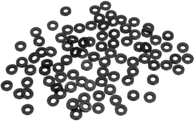 Sealing Kit voor Douche- en Tuinslangen, Rubberen Flat Washers, 3 mm Dikte, 120 Stuks, Ideaal voor Schroeven en Kranen