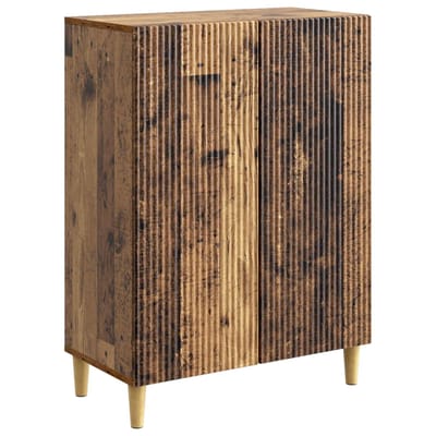 vidaXL - Dressoir - Oud - hout - 66 - x - 34,5 - x - 90 - cm - Bewerkt - hout