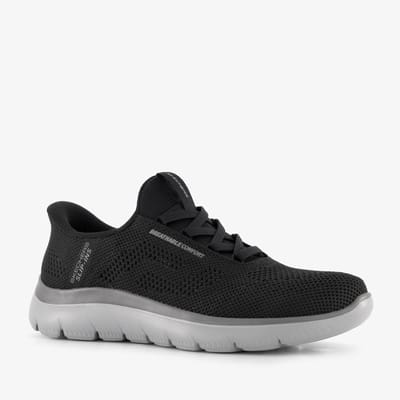Skechers Slip-ins: Summits - Perfo heren sneakers zwart