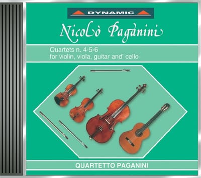 Quartetto Paganini - Paganini: Quartets N. 4 - 5 - 6 For Violin, Viola, Guitar And' Cello (CD) (Special Edition)
