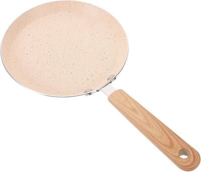 Koekenpan - Platte pan - Pannenkoeken Bakken - Antiaanbaklaag - 33.7 cm - Khaki
