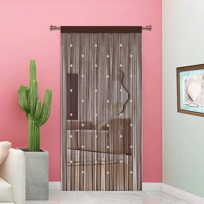 Dailygoods- Kralengordijnen Vliegen Insecten Blokkeren - Vliegengordijn Deur - Draadgordijn - Multifunctioneel - Handgemaakt - Op maat bij te snijden 90x245cm