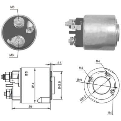 Magneetschakelaar, starter MEAT & DORIA 46160
