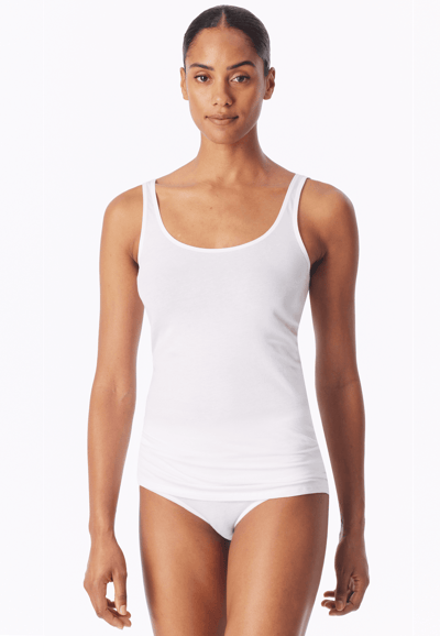Schiesser 2 PACK Top hemdjes 95/5 - Dames Onderhemd - wit