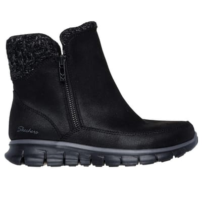 Skechers Skechers Synergy Zip Enkellaarsjes zwart